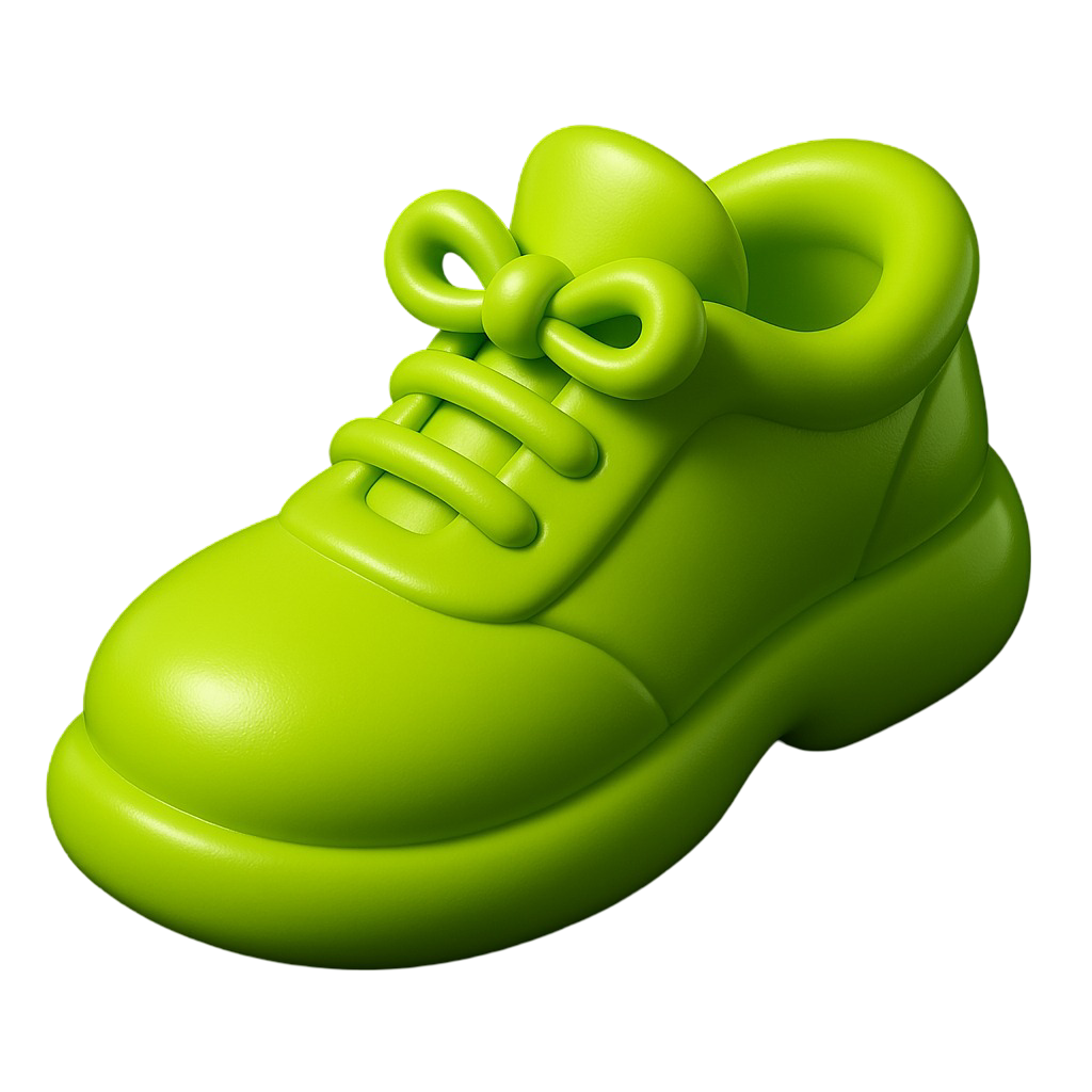 Green shoe